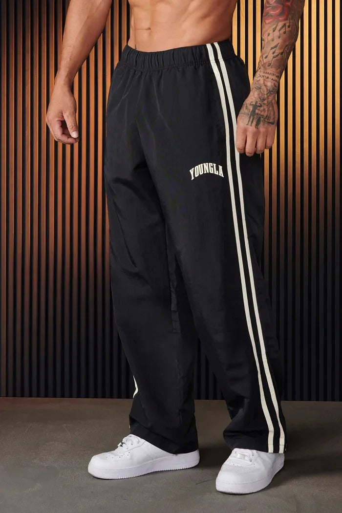 Baggy Joggingbukser med Kordelzug og Doppelstreifen