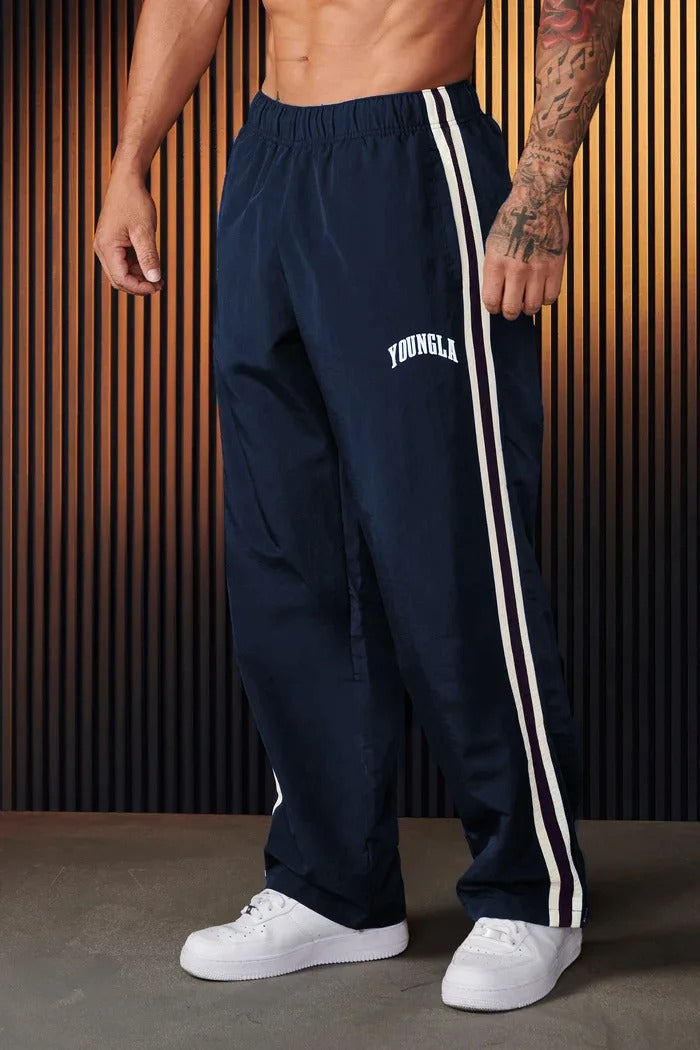 Baggy Joggingbukser med Kordelzug og Doppelstreifen