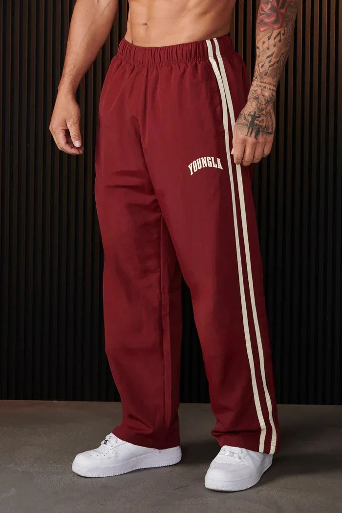 Baggy Joggingbukser med Kordelzug og Doppelstreifen