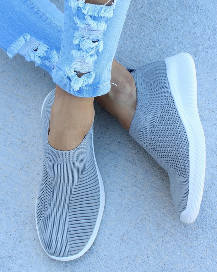 Lena | Dame Slip-On Mesh-Sneakers til Komfort
