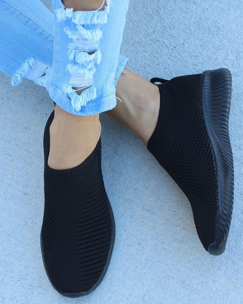 Lena | Dame Slip-On Mesh-Sneakers til Komfort