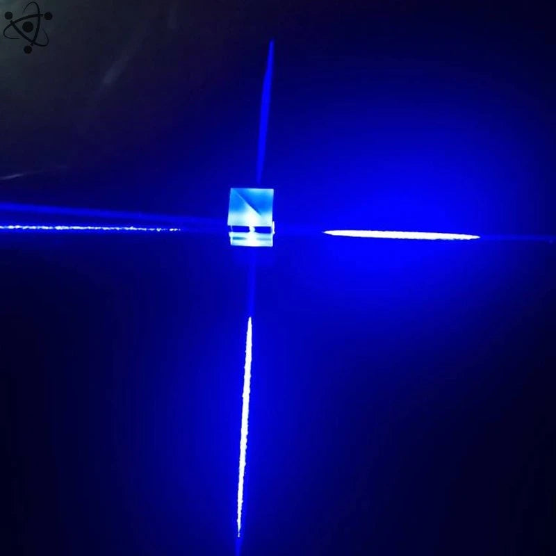 Optisk Kub Prism i Glas til Lysmanipulation