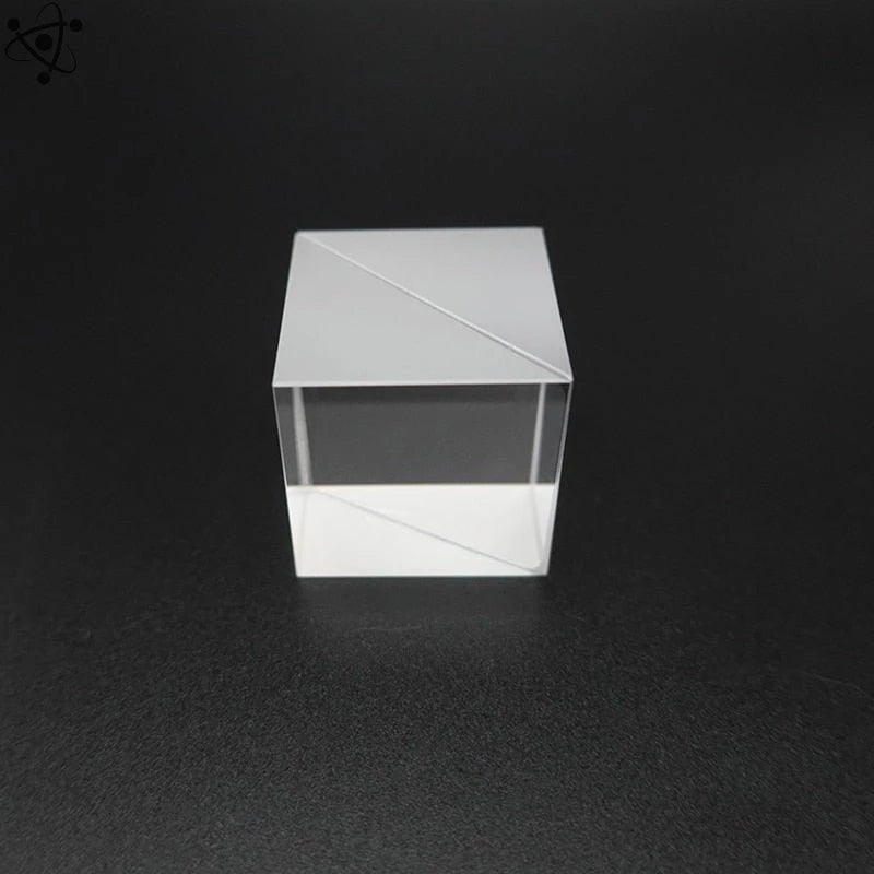 Optisk Kub Prism i Glas til Lysmanipulation