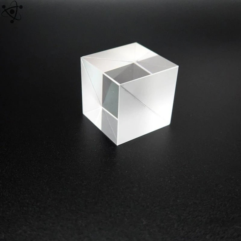 Optisk Kub Prism i Glas til Lysmanipulation