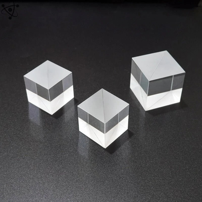 Optisk Kub Prism i Glas til Lysmanipulation