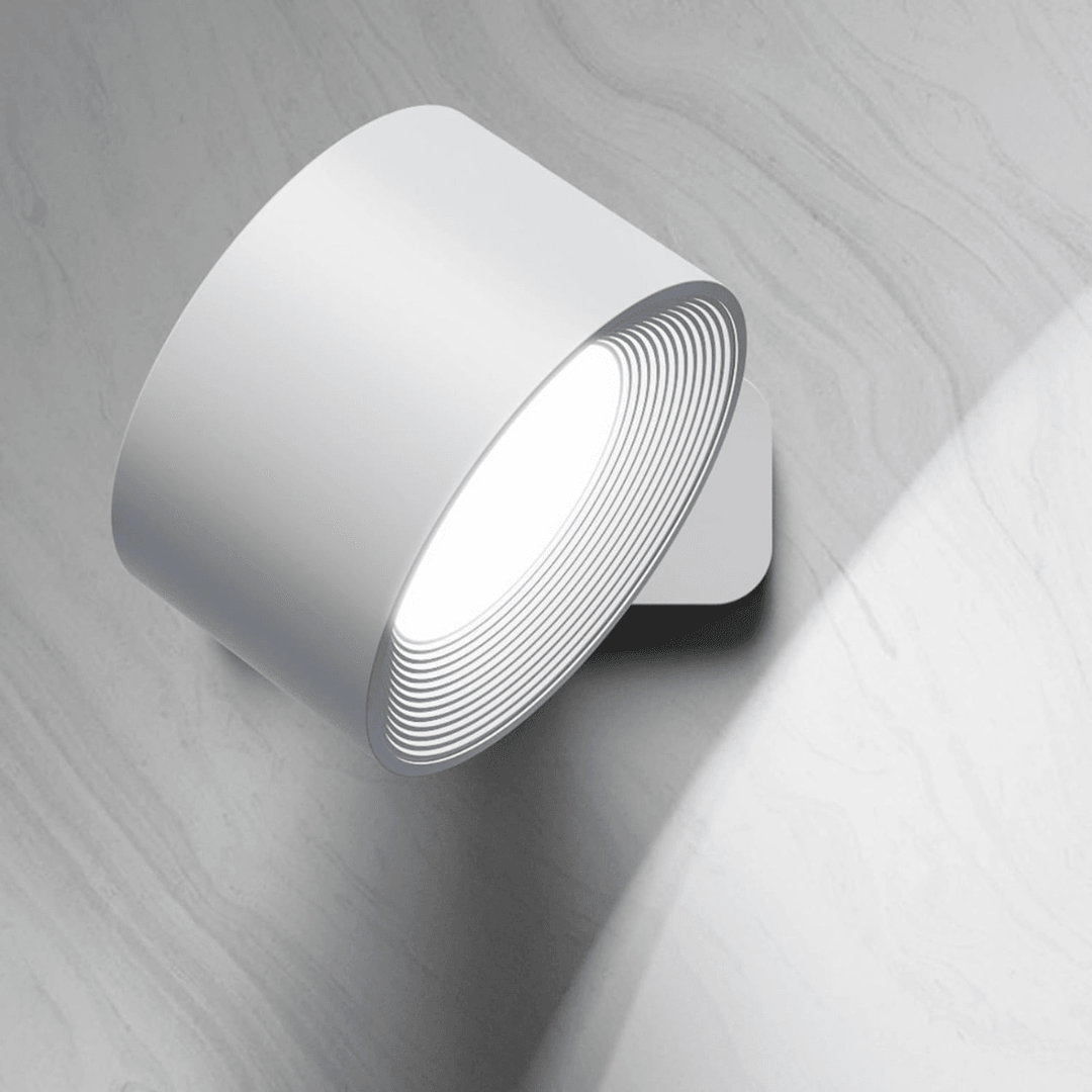 360° Justerbar Trådløs Væglampe med USB Opladning