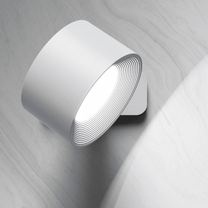 360° Justerbar Trådløs Væglampe med USB Opladning
