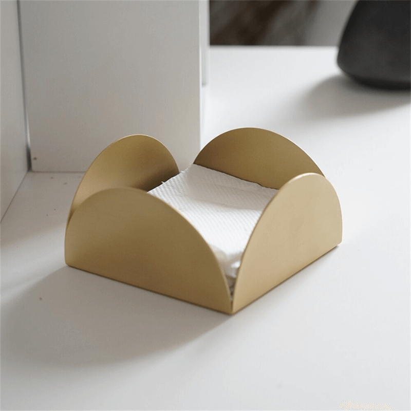 Messing Tissue Holder med Moderne Skandinavisk Design