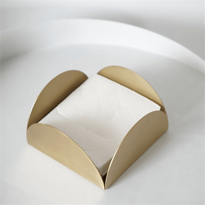 Messing Tissue Holder med Moderne Skandinavisk Design