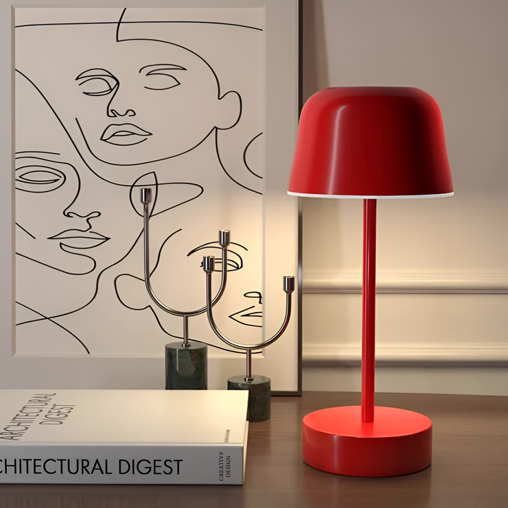 Trådløs Retro LED Bordlampe med Justerbare Farver