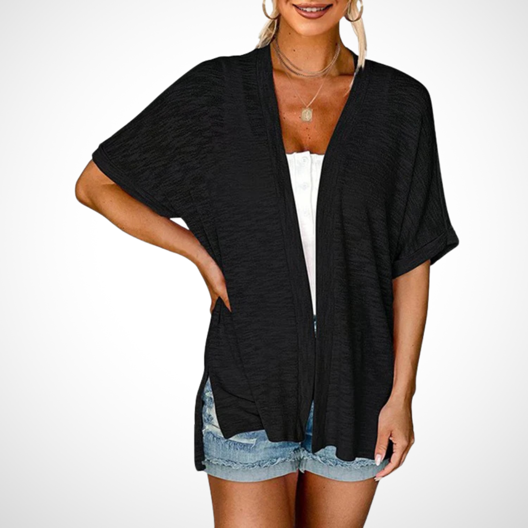 Ruth™ | Elegant Let Kortærmet Cardigan