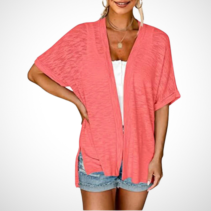 Ruth™ | Elegant Let Kortærmet Cardigan