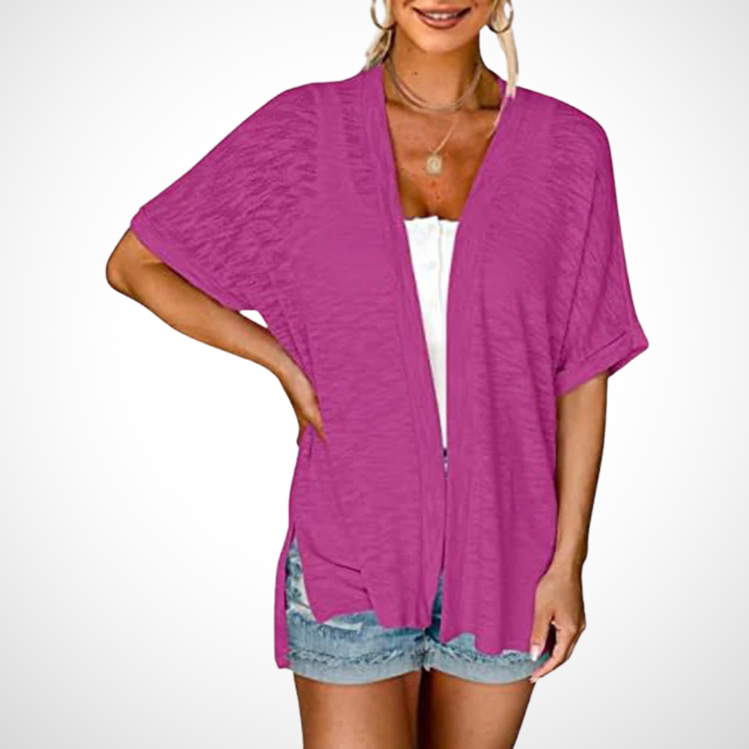 Ruth™ | Elegant Let Kortærmet Cardigan