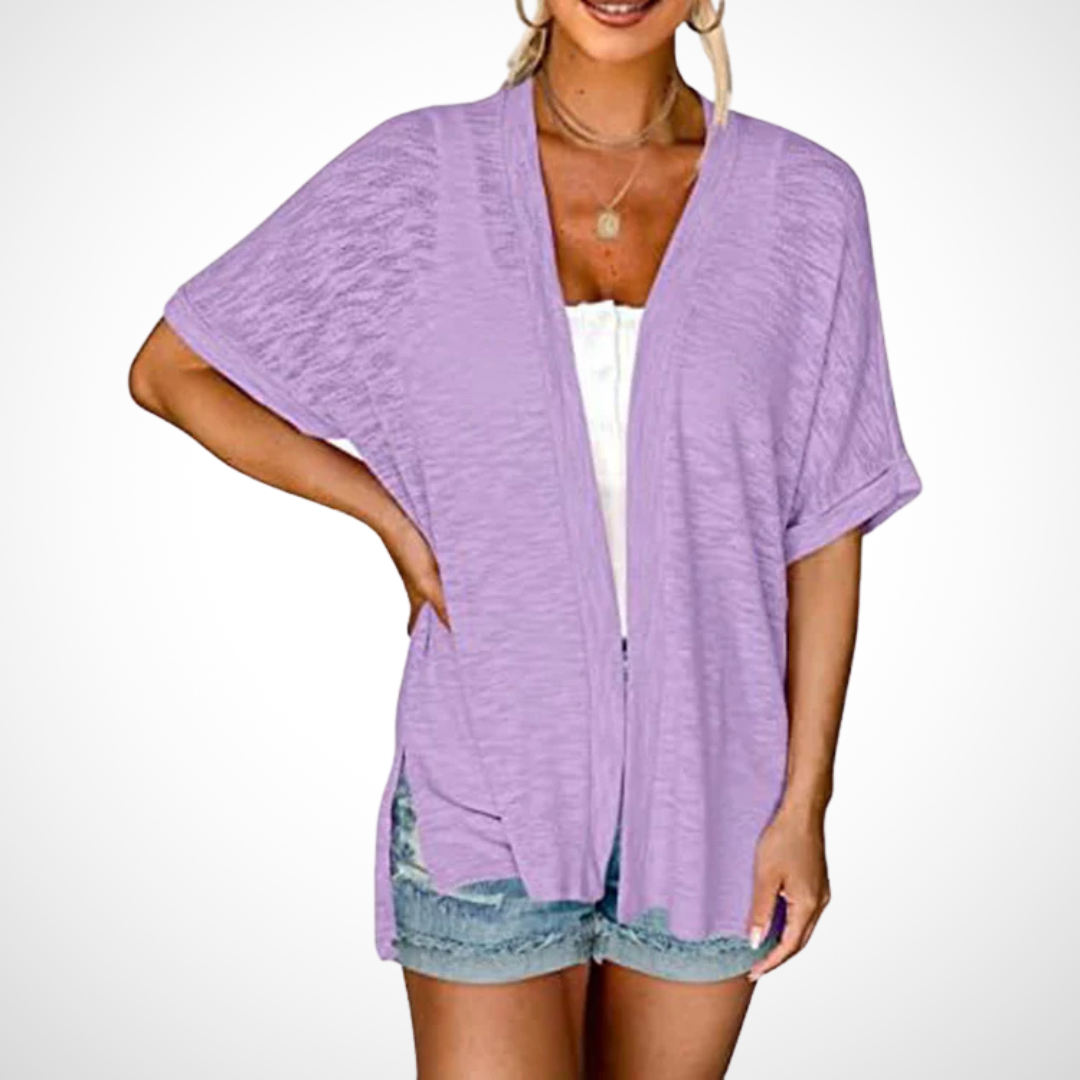 Ruth™ | Elegant Let Kortærmet Cardigan