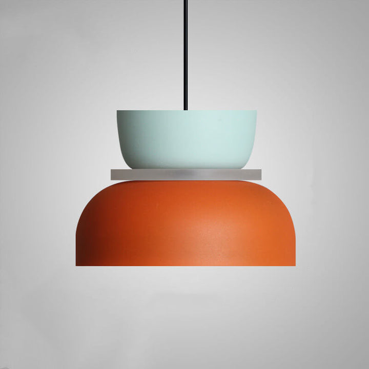 Farverig Macaron LED Pendel lampe i Moderne Skandinavisk Design