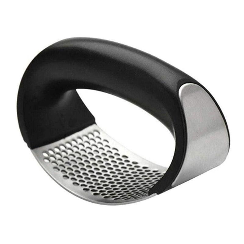 Premium Rustfri Stål Hvidløgspresser med Ergonomisk Greb