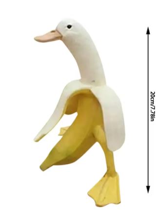 Legende Bananand Ornament i Harpiks
