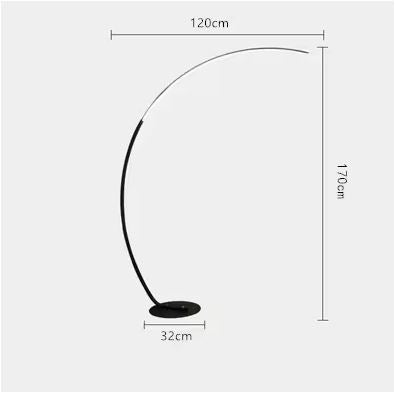 Moderne LED Gulvlampe med Justerbar Lysstyrke