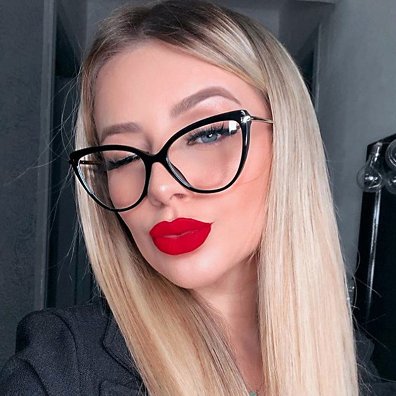 Cat-Eye Briller med Blålysfilter og UV400 Beskyttelse