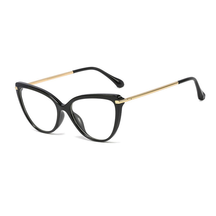 Cat-Eye Briller med Blålysfilter og UV400 Beskyttelse