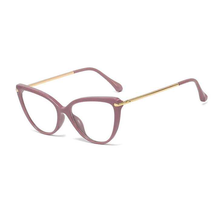 Cat-Eye Briller med Blålysfilter og UV400 Beskyttelse