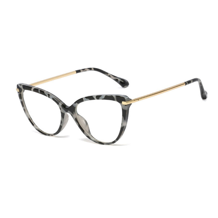 Cat-Eye Briller med Blålysfilter og UV400 Beskyttelse