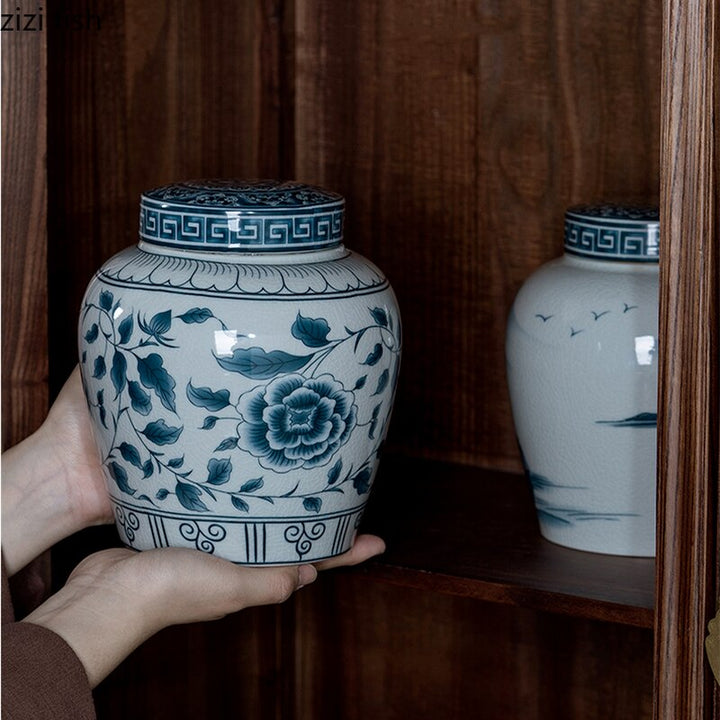 Keramisk Teopbevaringsbeholder med Tætsluttende Fugtbeskyttelse