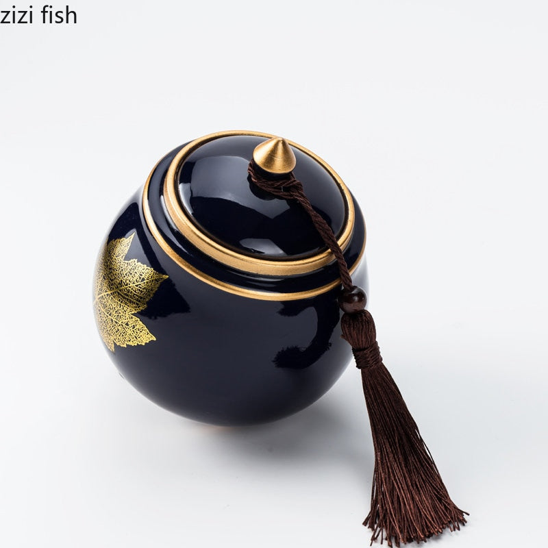 Fugtbeskyttet Keramisk Teapot Opbevaringsbeholder