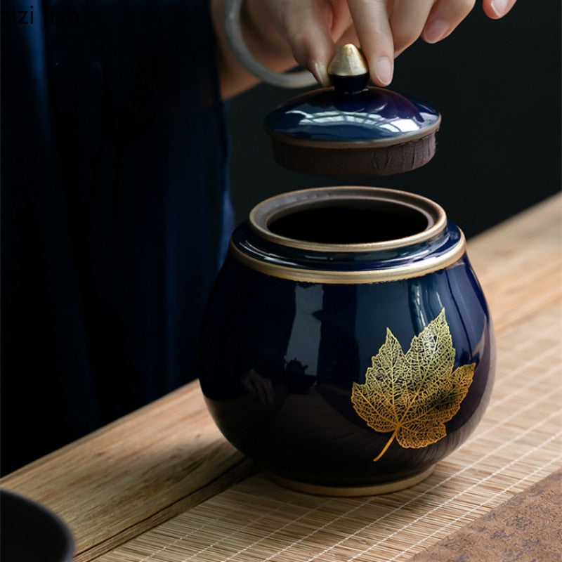 Fugtbeskyttet Keramisk Teapot Opbevaringsbeholder