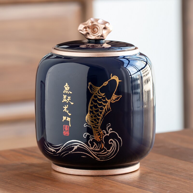 Fugtbeskyttende Keramisk Teapot Opbevaringsbeholder