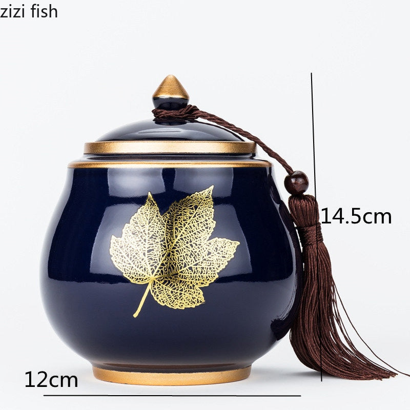 Fugtbeskyttet Keramisk Teapot Opbevaringsbeholder