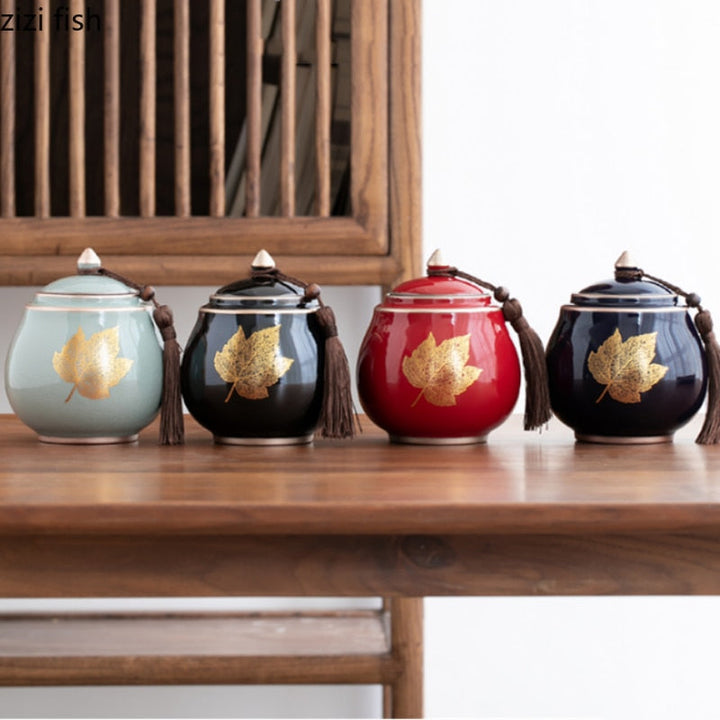 Fugtbeskyttende Keramisk Teapot Opbevaringsbeholder
