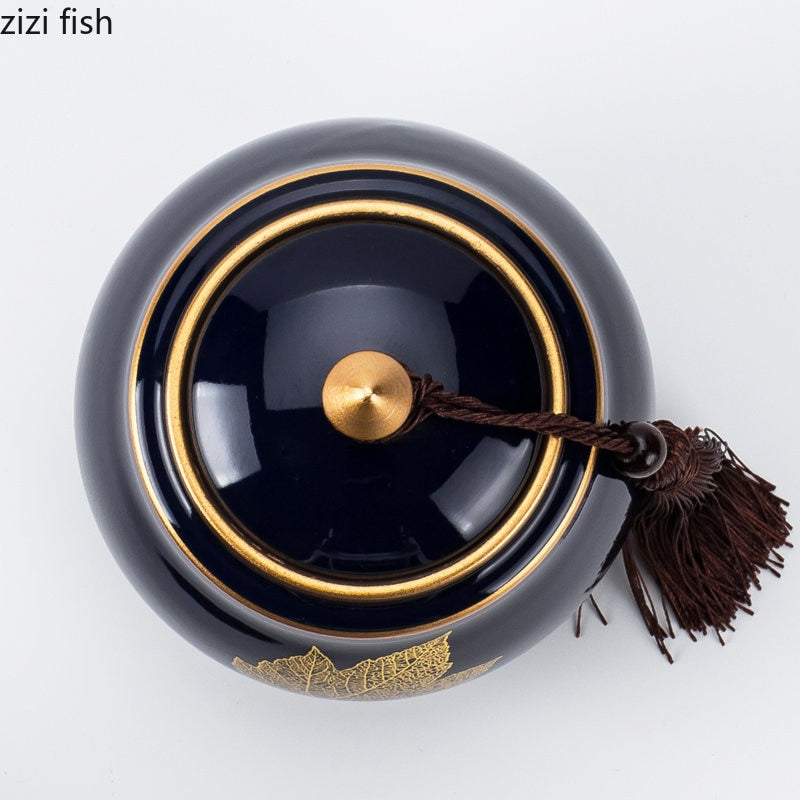 Fugtbeskyttet Keramisk Teapot Opbevaringsbeholder