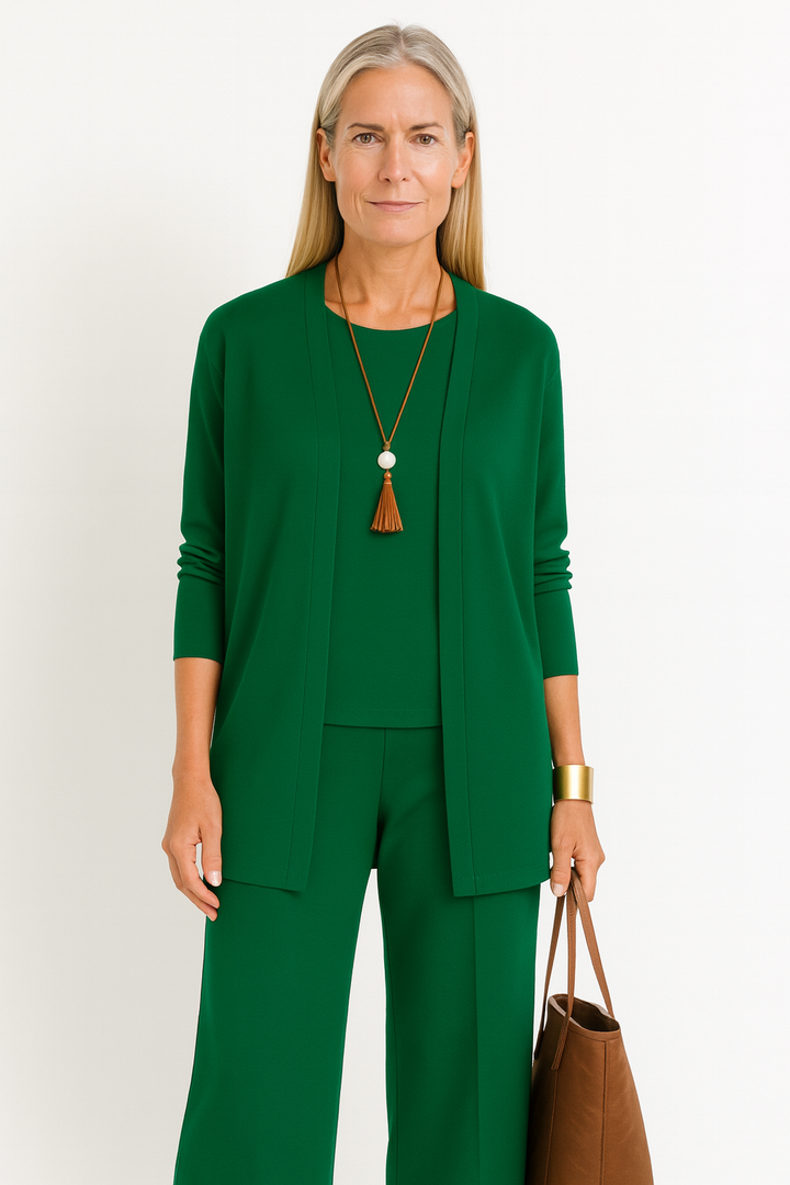 Blair | Kvinders 3-dels Cardigan Tank Top & Bred Ben Bukser Sæt