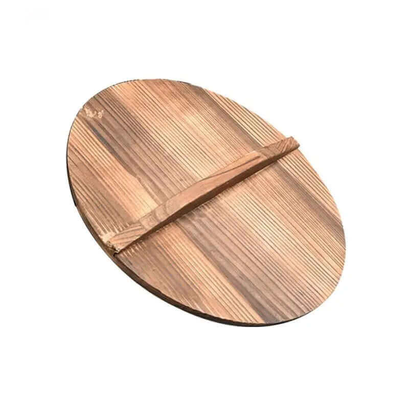 Kinesisk Jernwok 32 cm med Trælåg