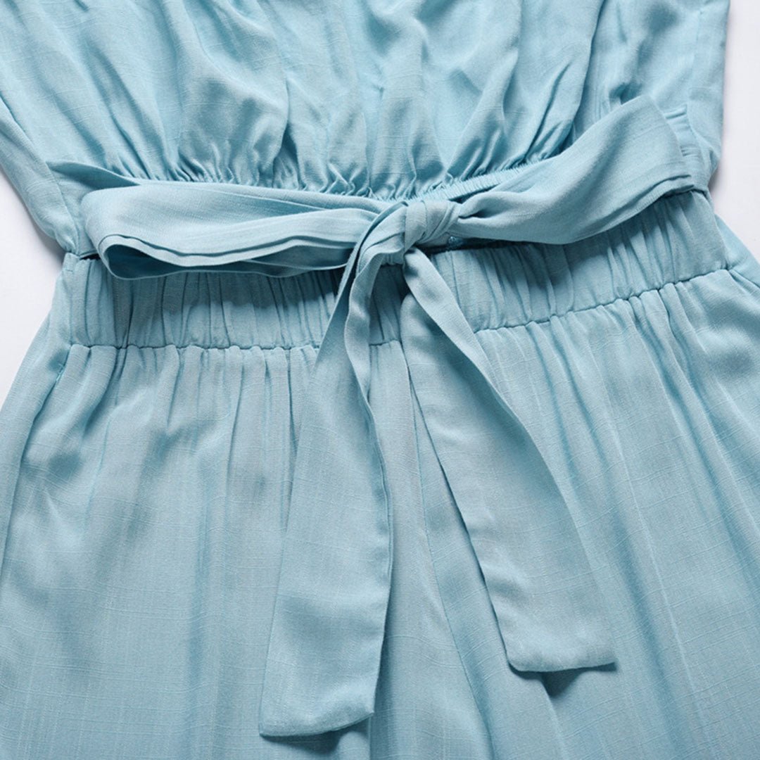 Sandy | Kvinder Strapless Bred Ben Jumpsuit med Båndliv