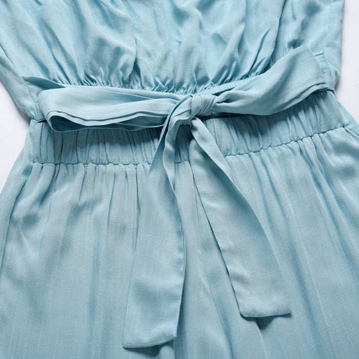 Sandy | Kvinder Strapless Bred Ben Jumpsuit med Båndliv