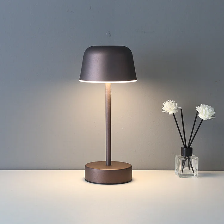 Trådløs Dæmpbar LED Bordlampe med Justerbare Lystoner