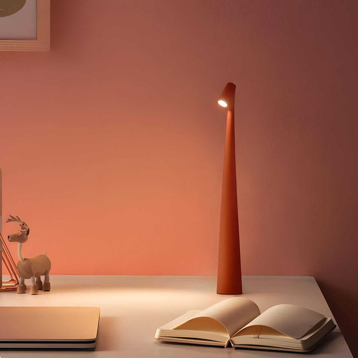 Trådløs Bordlampe med Justerbar Lysstyrke og Minimalistisk Design