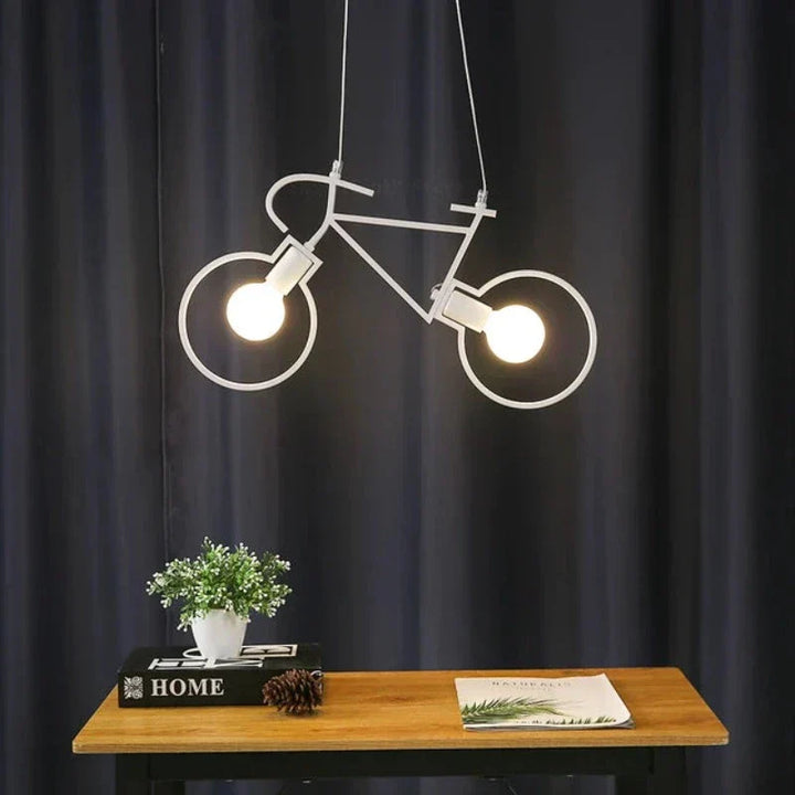 Justerbart Cykel Pendel Lys i Unik Design med LED