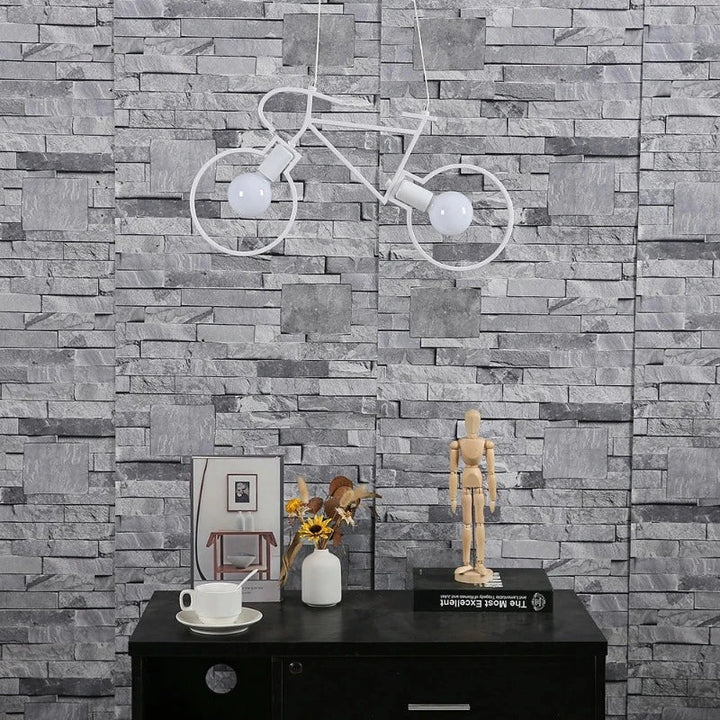 Justerbart Cykel Pendel Lys i Unik Design med LED