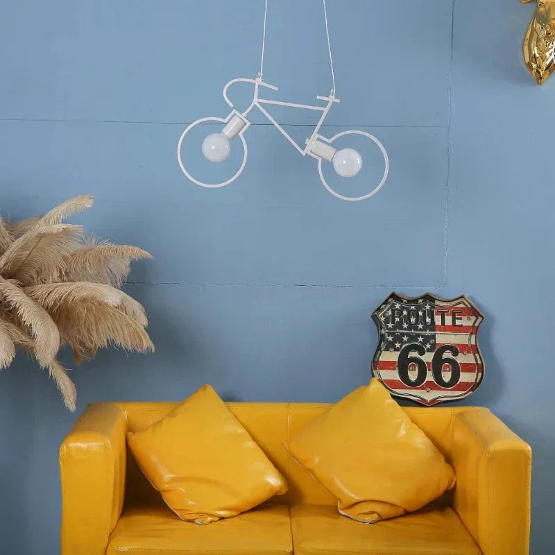 Justerbart Cykel Pendel Lys i Unik Design med LED