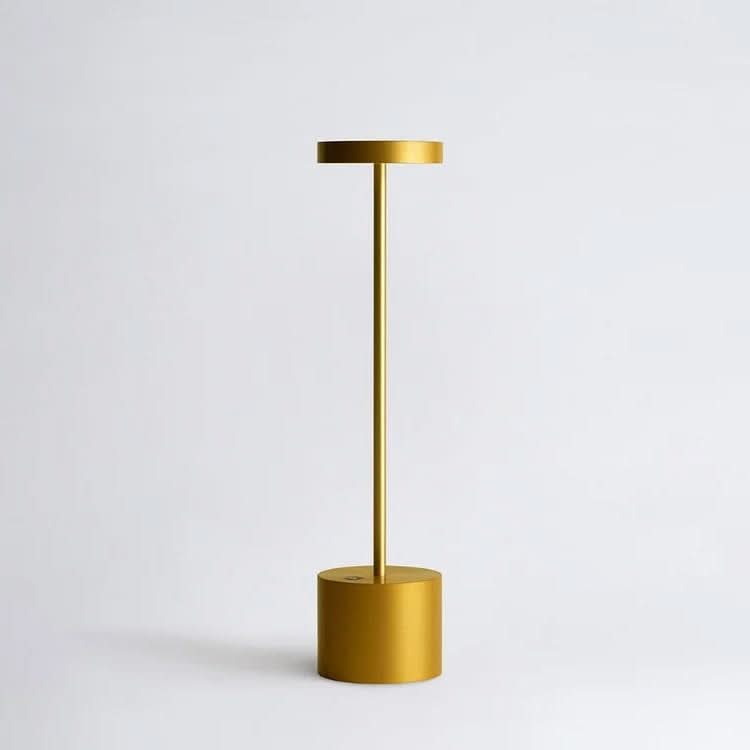 Genopladelig LED Bordlampe med Touch Dæmpning i Aluminium