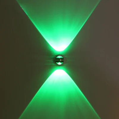 Elegant LED Krystal Væglampe med Varm Hvid Belysning