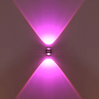 Elegant LED Krystal Væglampe med Varm Hvid Belysning