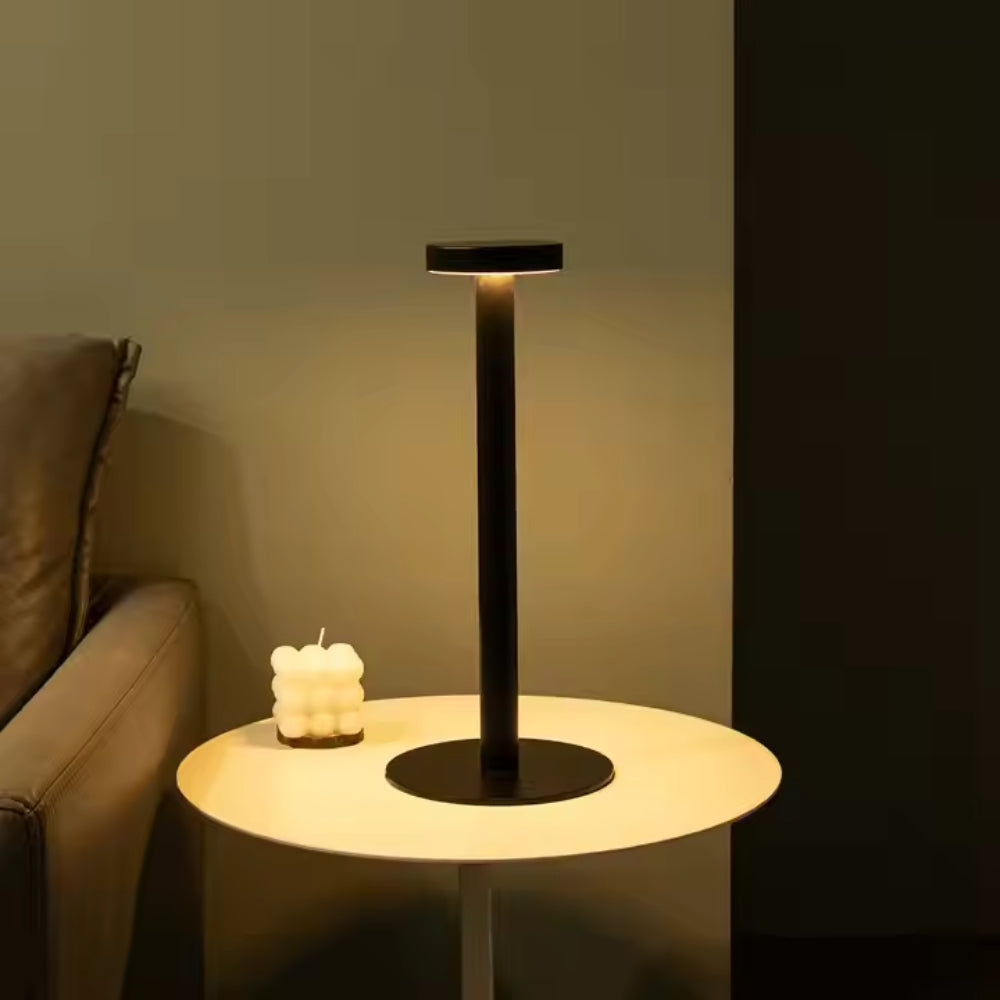 Genopladelig Aluminium LED Bordlampe med Touch Kontrol