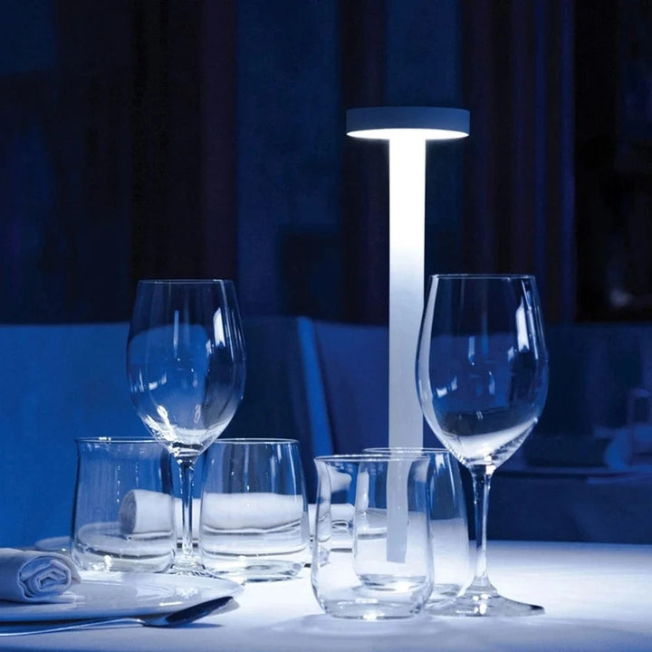 Genopladelig Aluminium LED Bordlampe med Touch Kontrol