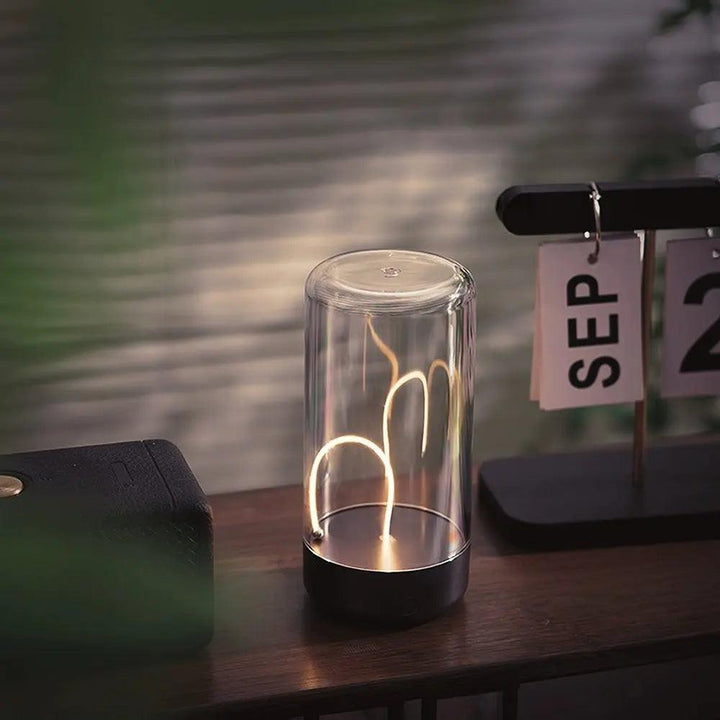 Magnetisk Justerbar LED Bordlampe i Minimalistisk Design
