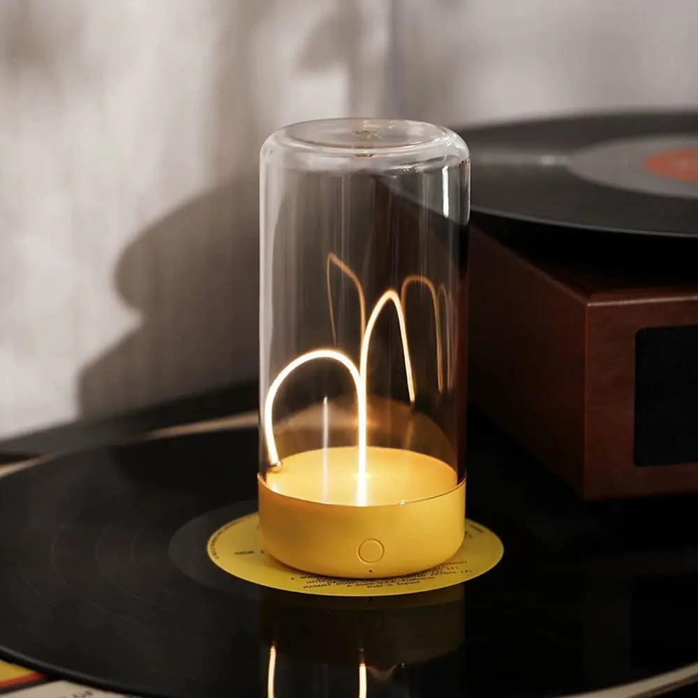 Magnetisk Justerbar LED Bordlampe i Minimalistisk Design