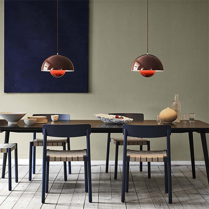 Justerbar Pendellampe i Blomsterkrukke Design